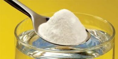 Bicarbonato de sodio para tratar fungos